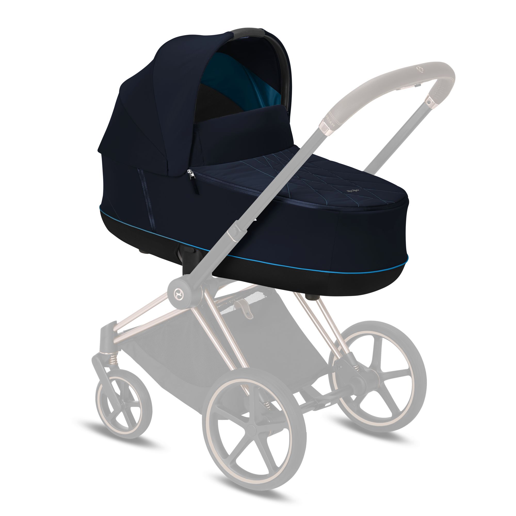CYBEX Priam 3 Lux Carry Cot - Nautical Blue in Nautical Blue large-cybex-seu image number 5 Small
