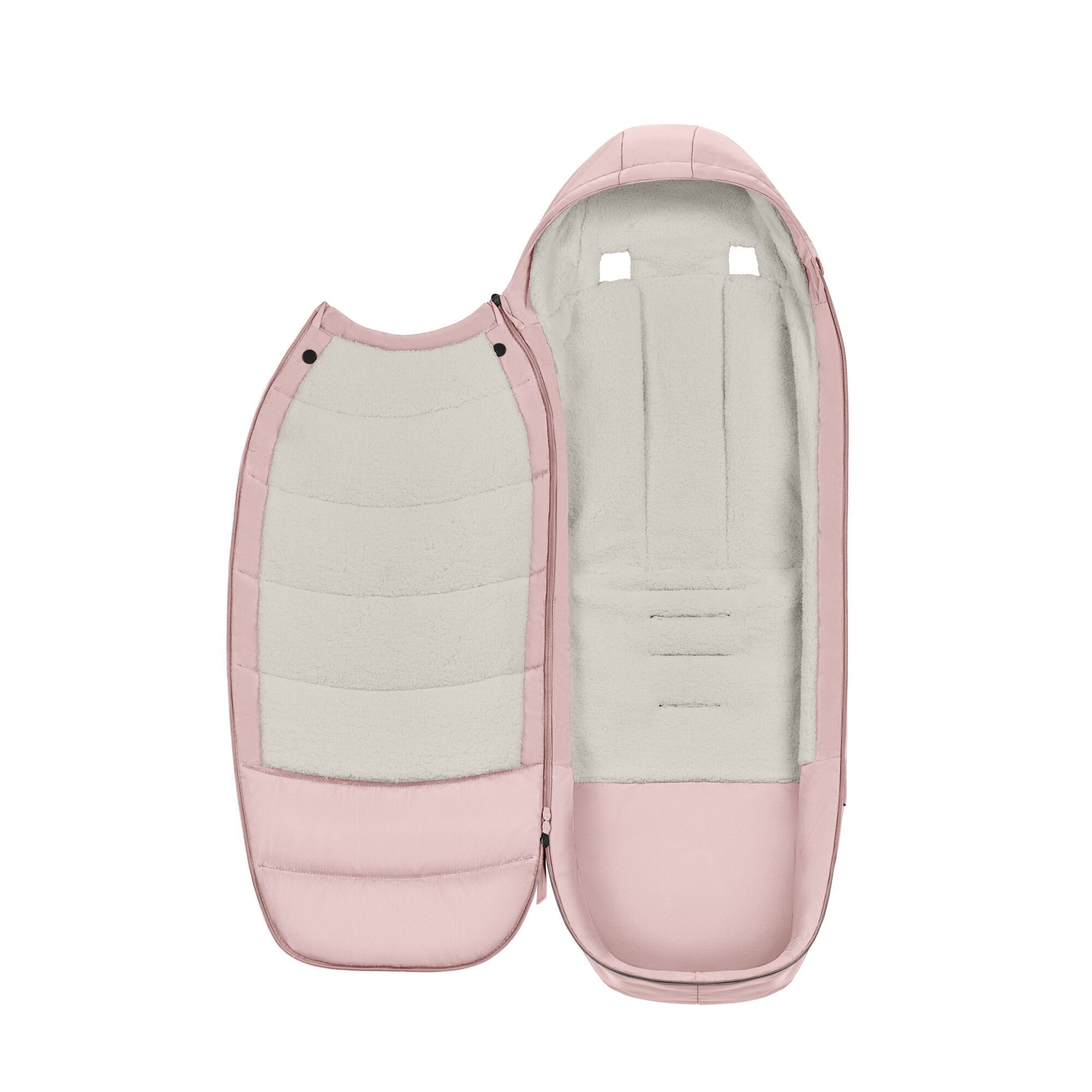 CYBEX Fusak Platinum Footmuff &ndash; Peach Pink in Peach Pink large-cybex-neu č&iacute;slo sn&iacute;mku 3 Mal&eacute;