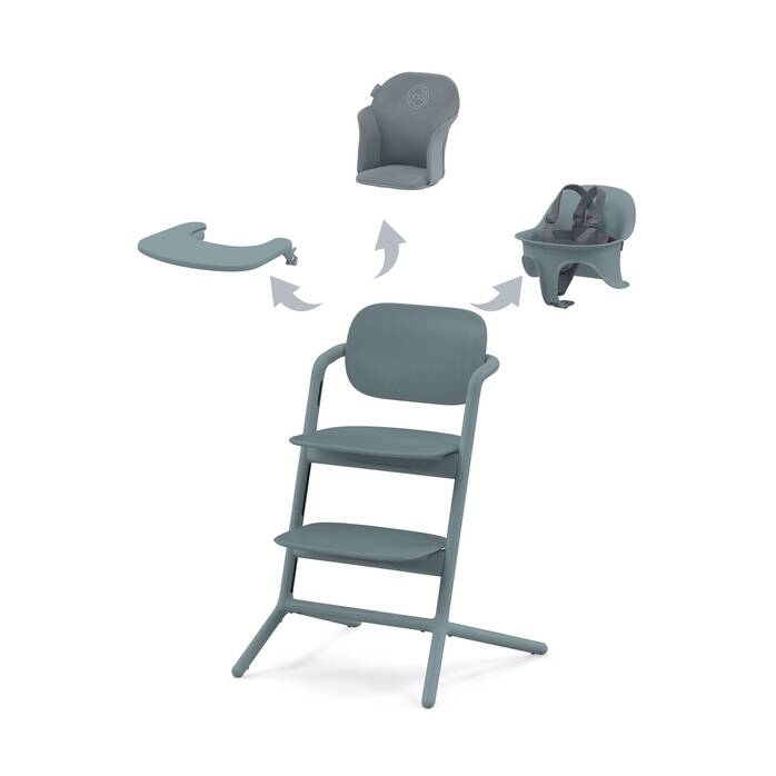 CYBEX Lemo 3-in-1 - Stone Blue in Stone Blue image number 1 CYBEX Lemo 3-in-1 - Stone Blue in Stone Blue large-cybex-cn image number 1