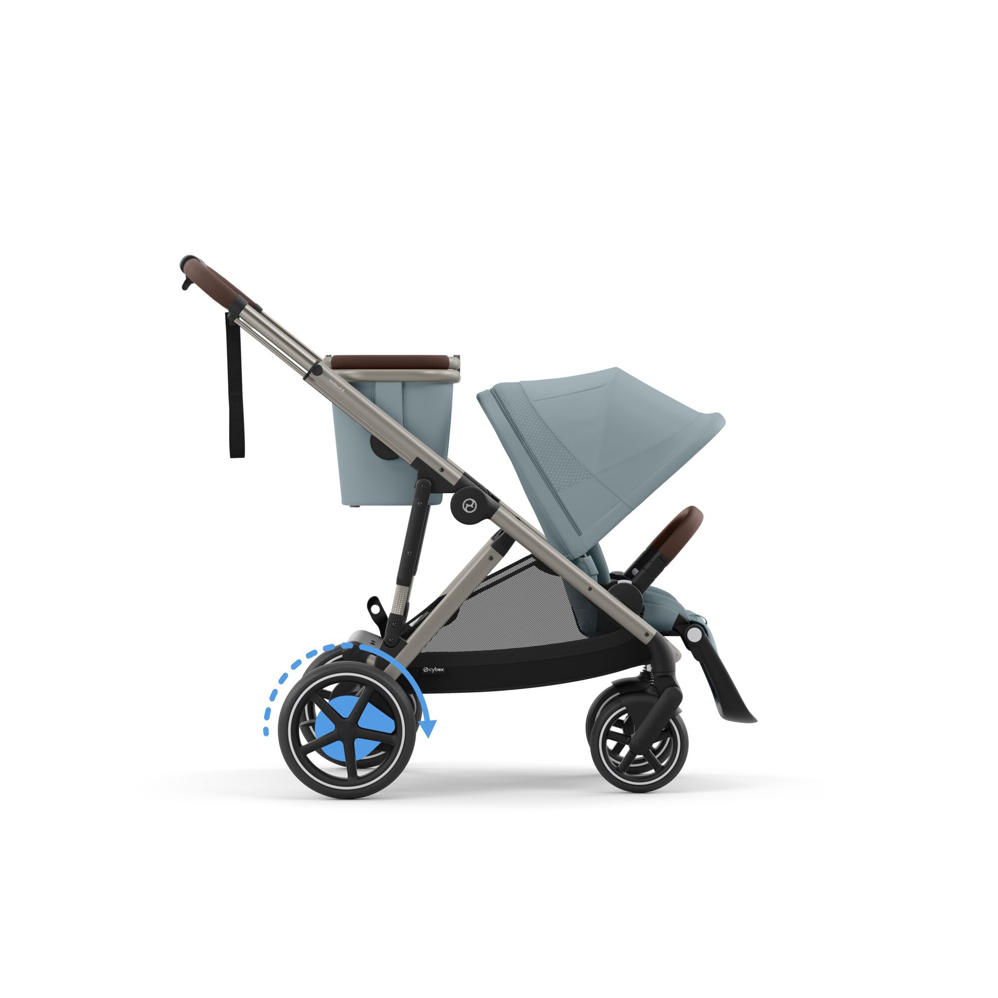 CYBEX e-Gazelle S - Stormy Blue (Taupe Frame) in Stormy Blue (Taupe Frame) large-cybex-gb image number 1 Small