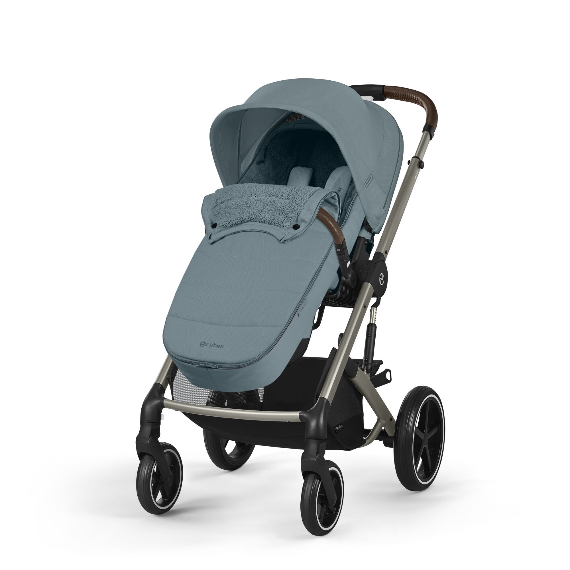 CYBEX Gold Footmuff - Stormy Blue in Stormy Blue large-cybex-neu Bild 4 Klein