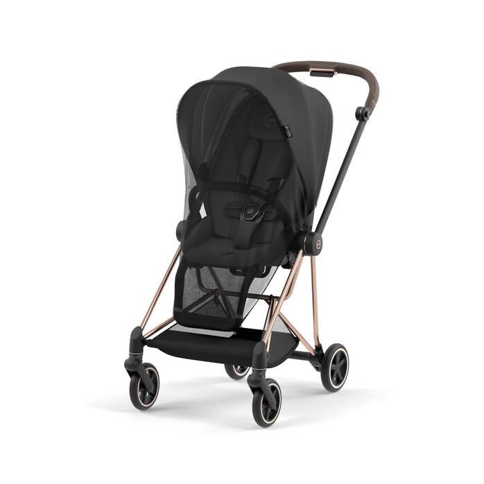 Image shows the combination of several products, sold separately. image number 3 CYBEX Priam/Mios Lux Seat Insect Net - Black in Black large-cybex-cn image number 3