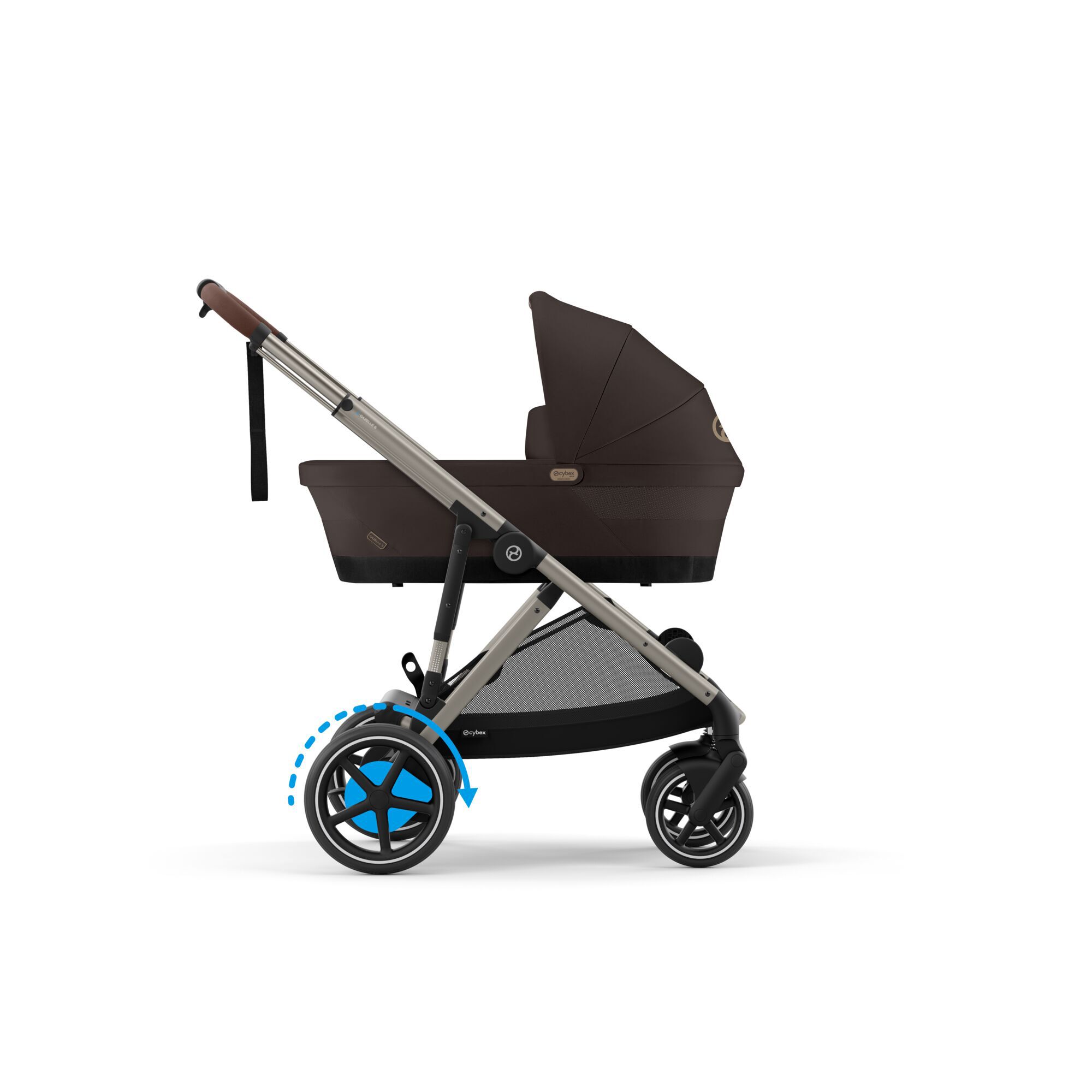 CYBEX e-Gazelle S - Chocolate Brown (Taupe Frame) in Chocolate Brown (Taupe Frame) large-cybex-us image number 3