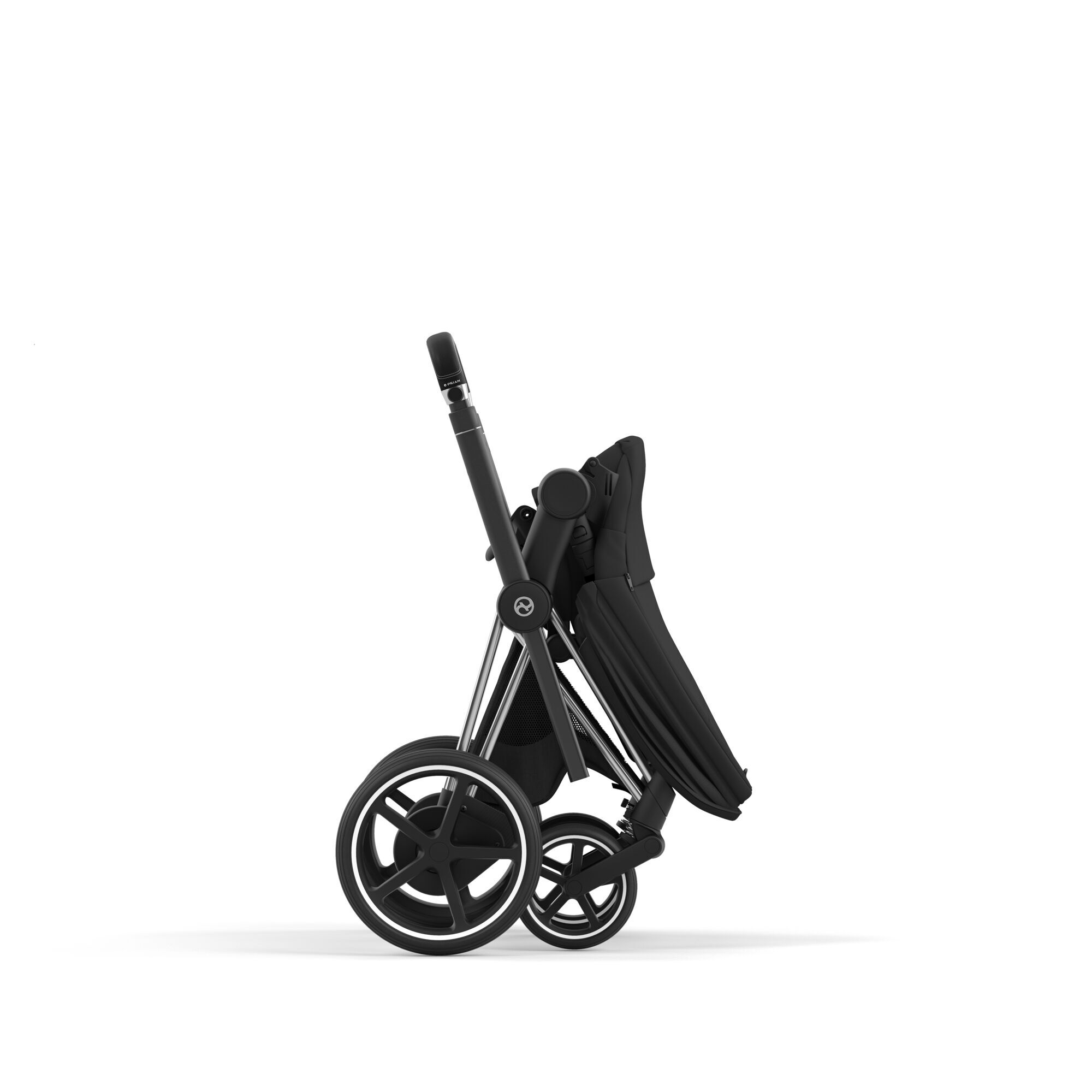 CYBEX e-Priam Frame - Chrome With Black Details in Chrome With Black Details large-cybex-cn image number 6 Small