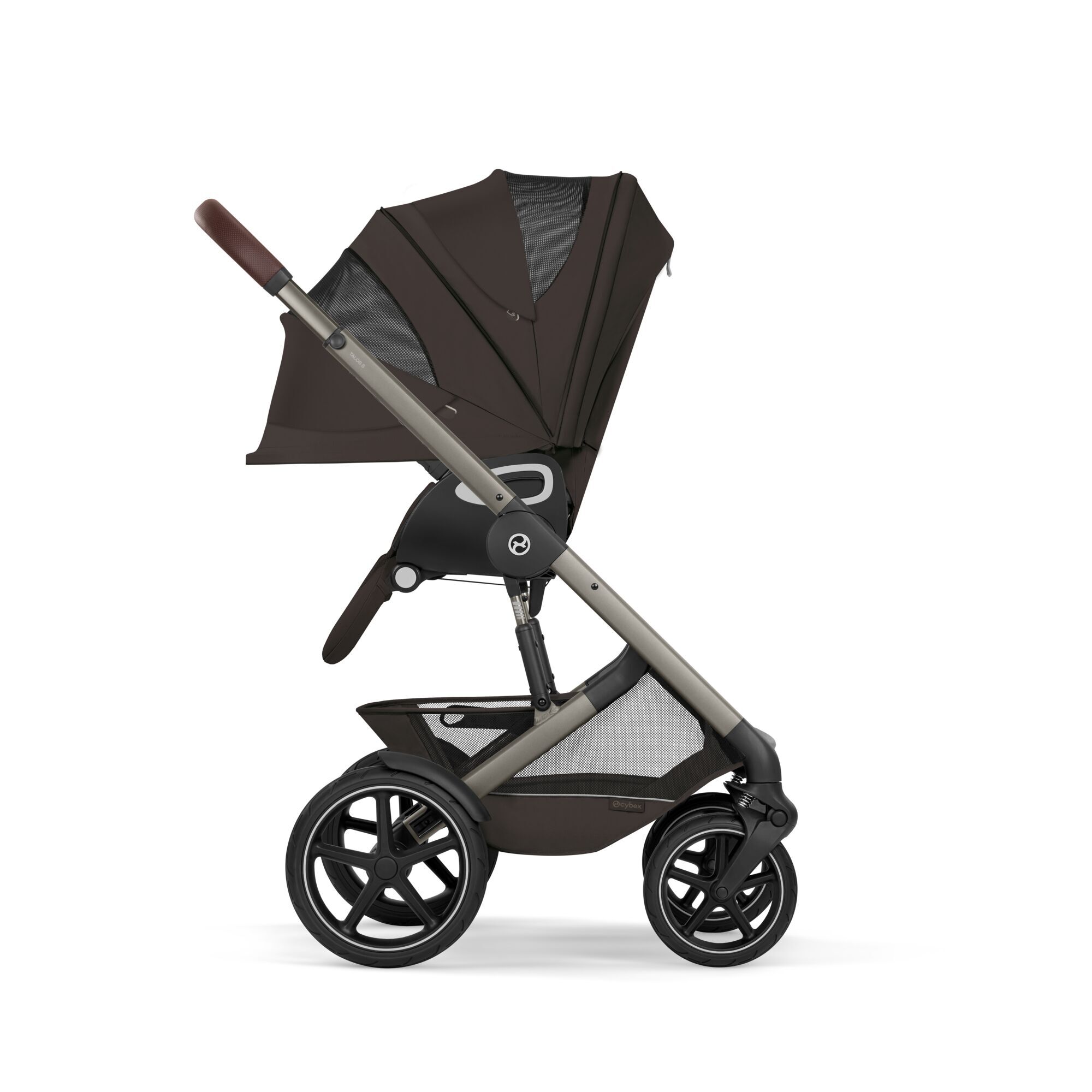 CYBEX Talos S Lux met opvouwbare reiswieg - Chocolate Brown (taupe frame) in Chocolate Brown (Taupe Frame) large-cybex-neu afbeelding nummer 8