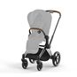 CYBEX Priam Frame - Chrome With Brown Details in Chrome With Brown Details large Bild 2 Klein