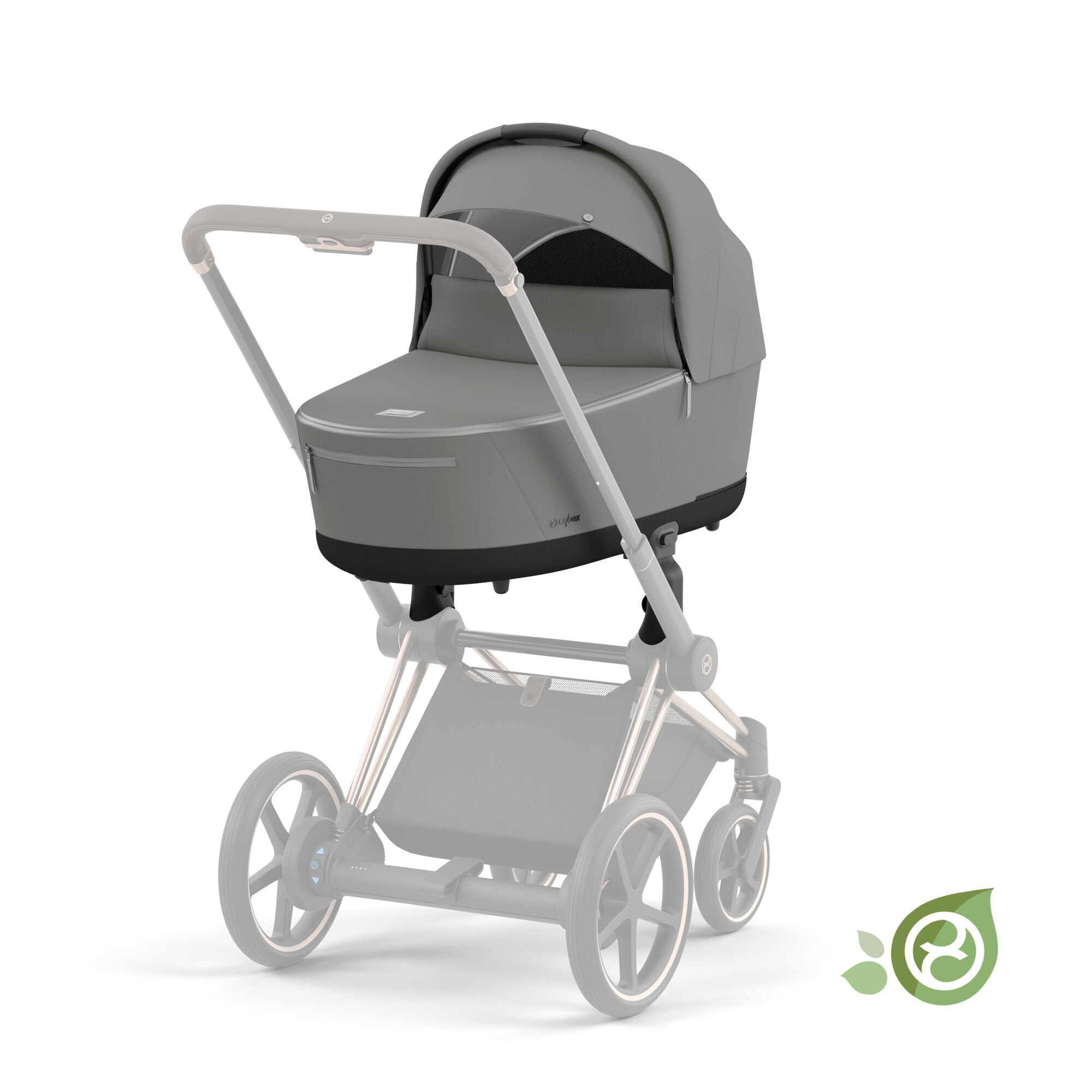 CYBEX Priam Lux Carry Cot- Pearl Grey in Pearl Grey large-cybex-us image number 6 Small