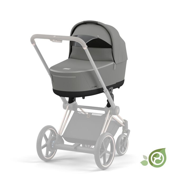 CYBEX Priam Lux Carry Cot- Pearl Grey in Pearl Grey large image number 6