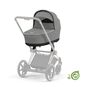 CYBEX Priam Lux Carry Cot- Pearl Grey in Pearl Grey large image number 6 Small