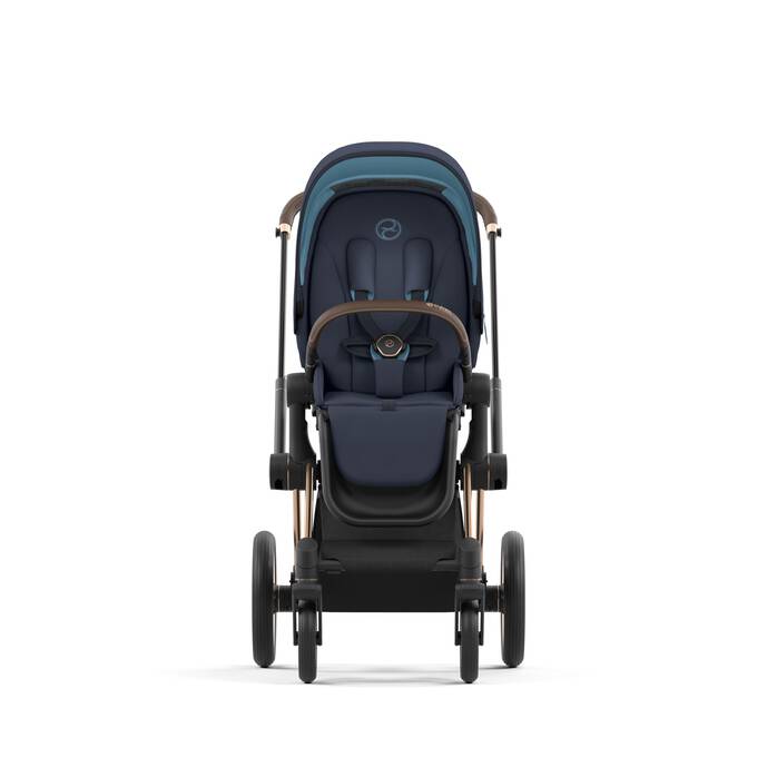 Image shows the combination of several products, sold separately. image number 3 CYBEX Priam Seat Pack - Nautical Blue in Nautical Blue large-cybex-kr image number 3