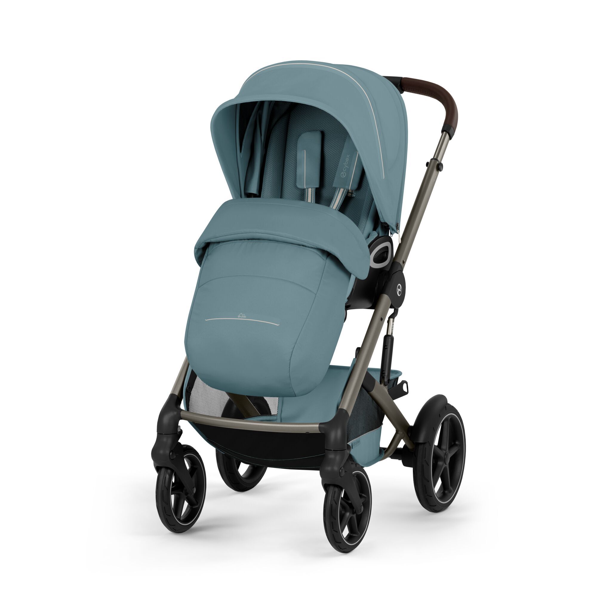 CYBEX Talos S Lux met opvouwbare reiswieg - Stormy Blue (taupe frame) in Stormy Blue (Taupe Frame) large-cybex-neu afbeelding nummer 6