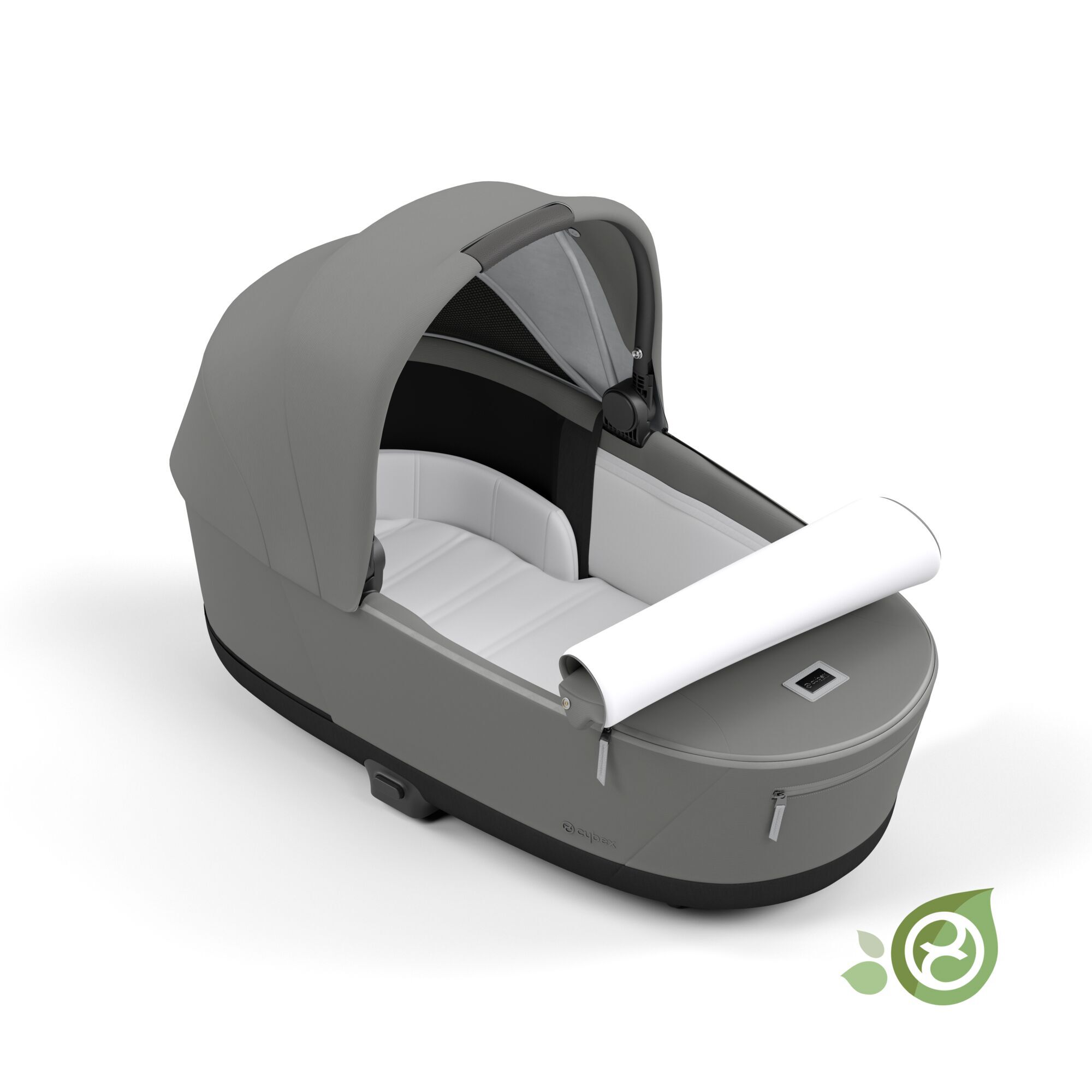 CYBEX Priam Lux Carry Cot- Pearl Grey in Pearl Grey large-cybex-us image number 2 Small