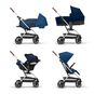 CYBEX Eezy S Twist+2 - Navy Blue (telaio Silver) in Navy Blue (Silver Frame) large numero immagine 7 Small