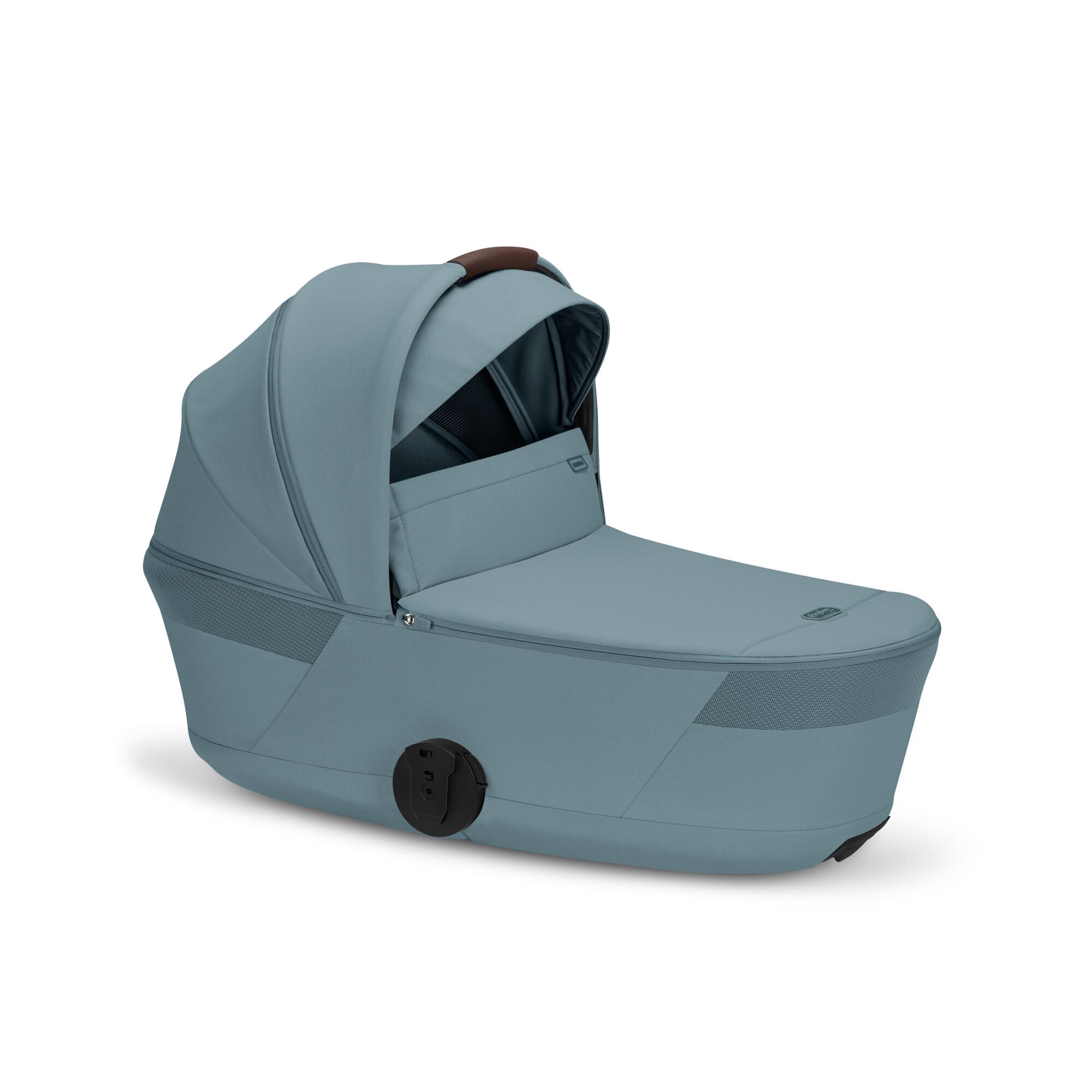 CYBEX Balios S Lux with Fold Cot - Stormy Blue (Taupe Frame) in Stormy Blue (Taupe Frame) large-cybex-seu image number 2