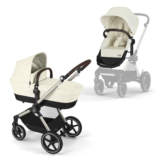 CYBEX Eos Lux - Seashell Beige (Chassis cinza) in Seashell Beige (Taupe Frame) large número da imagem 1