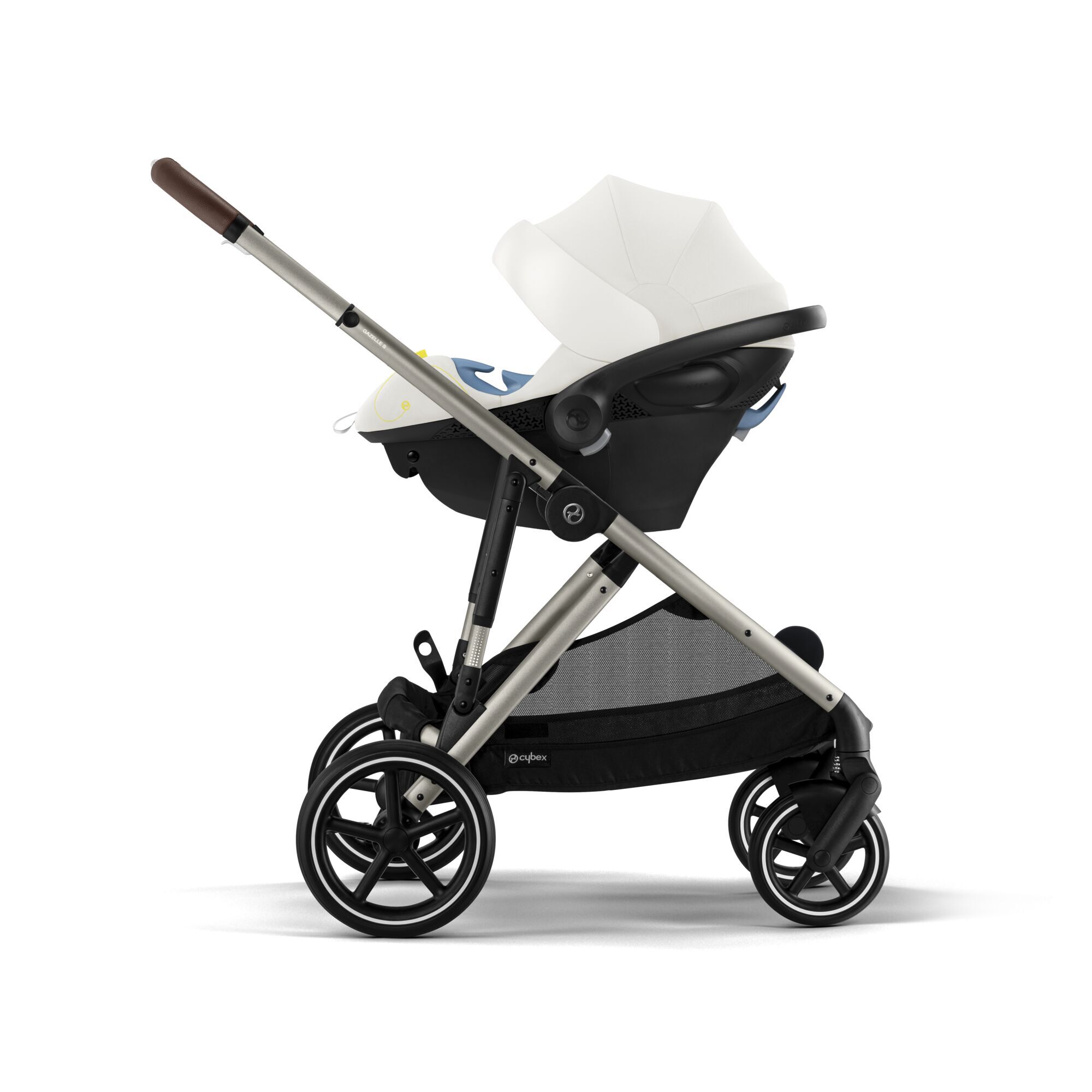 CYBEX Gazelle S - Seashell Beige (Taupe Frame) in Seashell Beige (Taupe Frame) large-cybex-us image number 4 Small