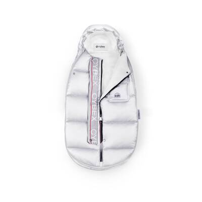 CYBEX Platinum Winter Footmuff Mini in  Platinum Winter Footmuff Mini