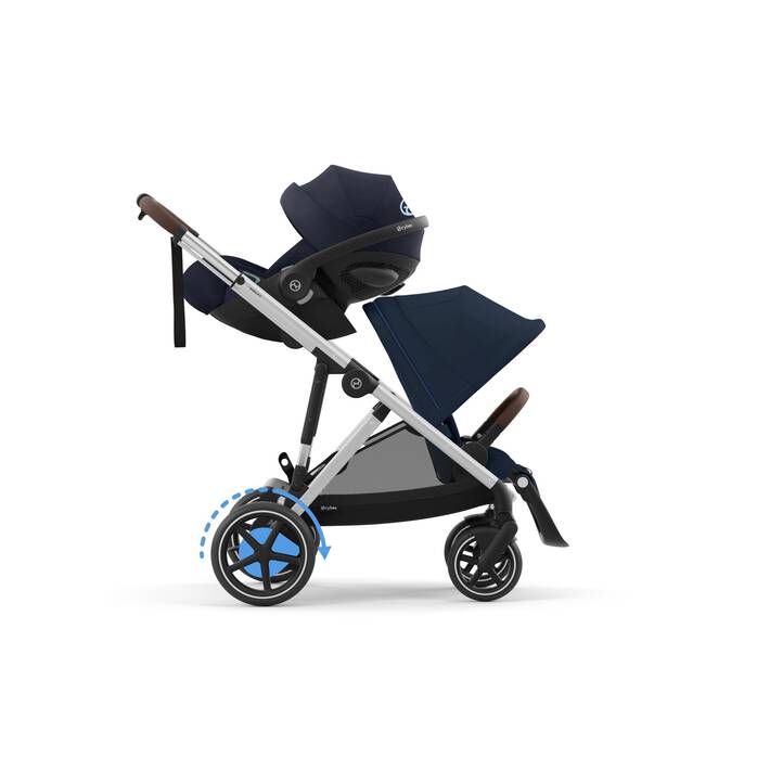 Die Abbildung zeigt die Kombination mehrerer Produkte, die separat verkauft werden. Bild 5 CYBEX e-Gazelle S - Ocean Blue (Silver Frame) in Ocean Blue (Silver Frame) large-cybex-neu Bild 5