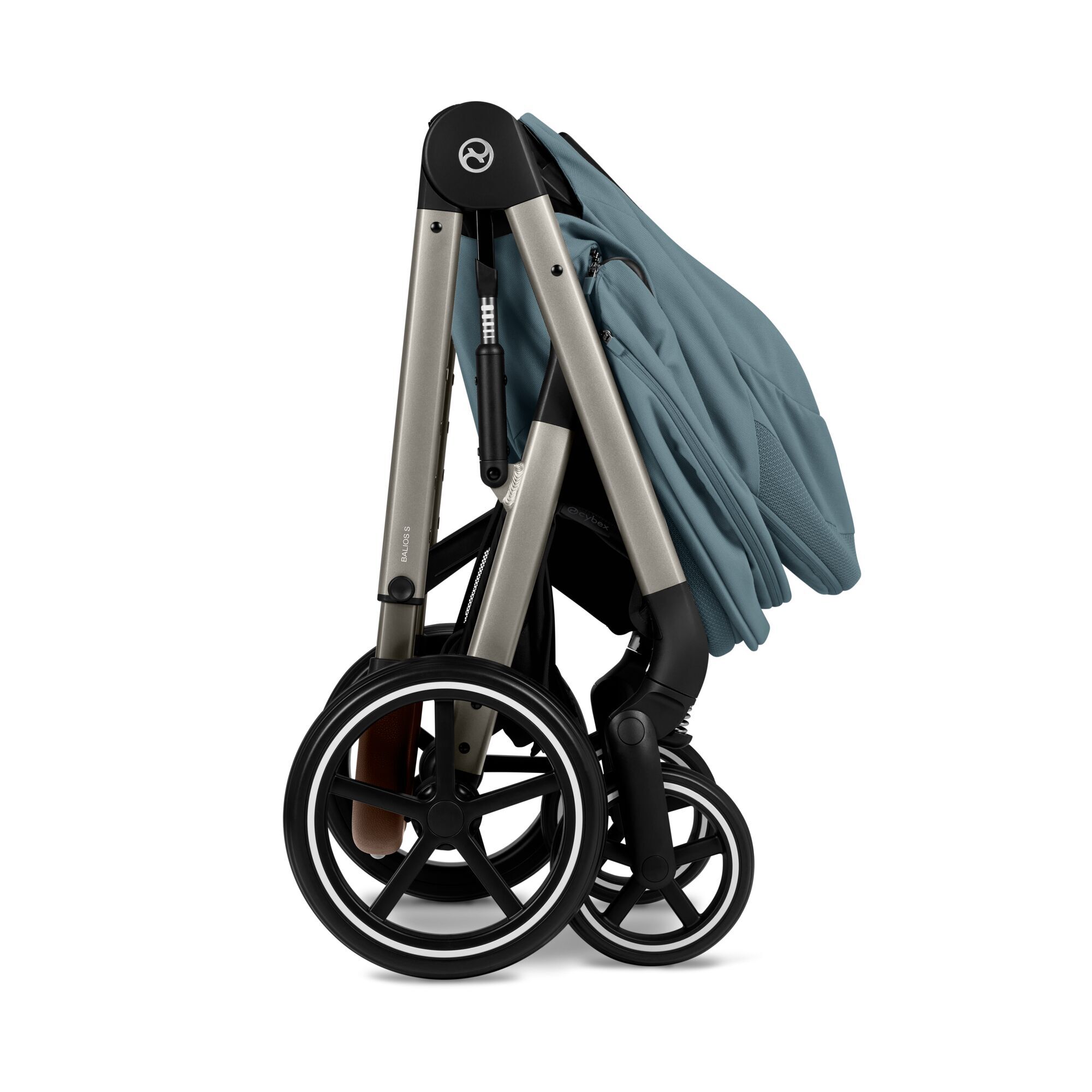 CYBEX Balios Fold Cot - Stormy Blue in Stormy Blue large-cybex-us image number 9