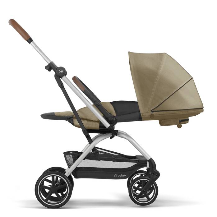 CYBEX Eezy S Twist+2 - Classic Beige (Silver Frame) in Classic Beige (Silver Frame) image number 4 CYBEX Eezy S Twist+2 - Classic Beige (Silver Frame) in Classic Beige (Silver Frame) large-cybex-neu image number 4