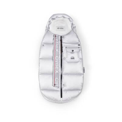 CYBEX Platinum Winter Footmuff Mini in  Platinum Winter Footmuff Mini