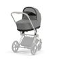 CYBEX Priam Lux Carry Cot - Mirage Grey in Mirage Grey large image number 6 Small