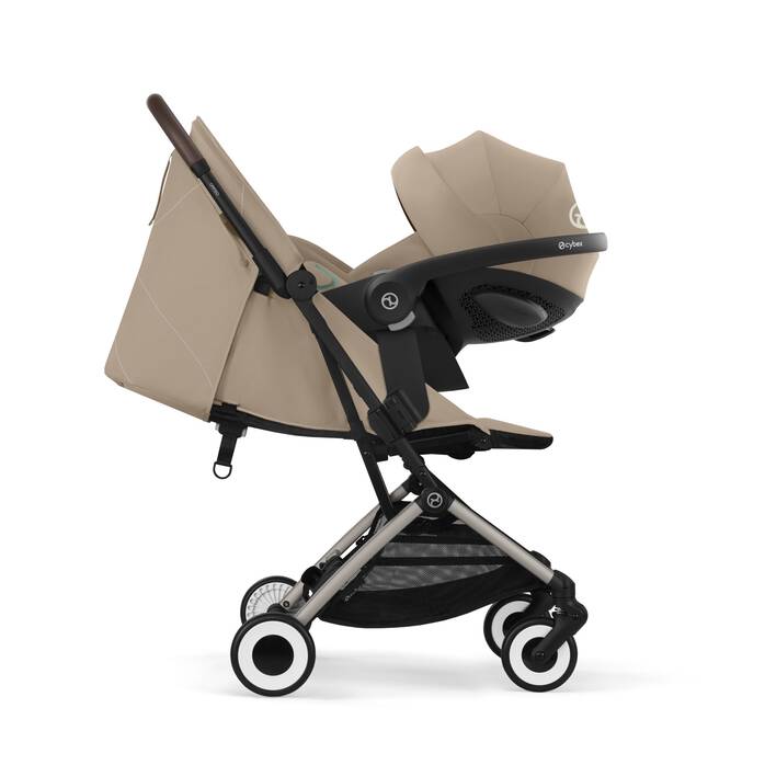 Die Abbildung zeigt die Kombination mehrerer Produkte, die separat verkauft werden. Bild 5 CYBEX Orfeo - Almond Beige in Almond Beige large-cybex-neu Bild 5