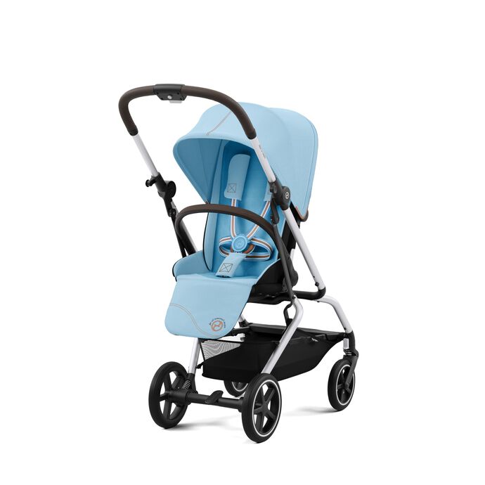 CYBEX Eezy S Twist+2 2023 - Beach Blue in Beach Blue (Silver Frame) large image number 1