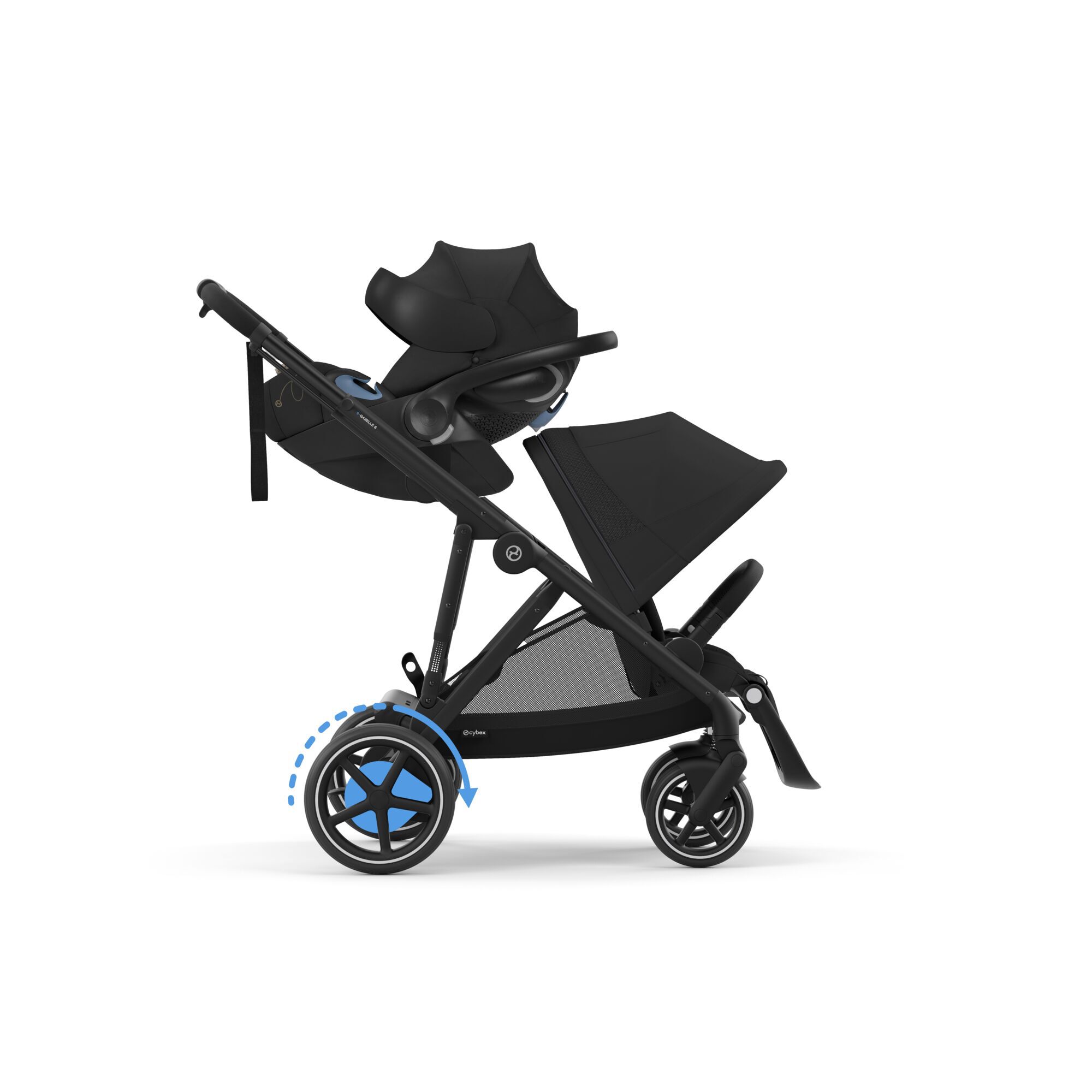 CYBEX e-Gazelle S - Moon Black (Black Frame) in Moon Black (Black Frame) large-cybex-ca image number 5 Small
