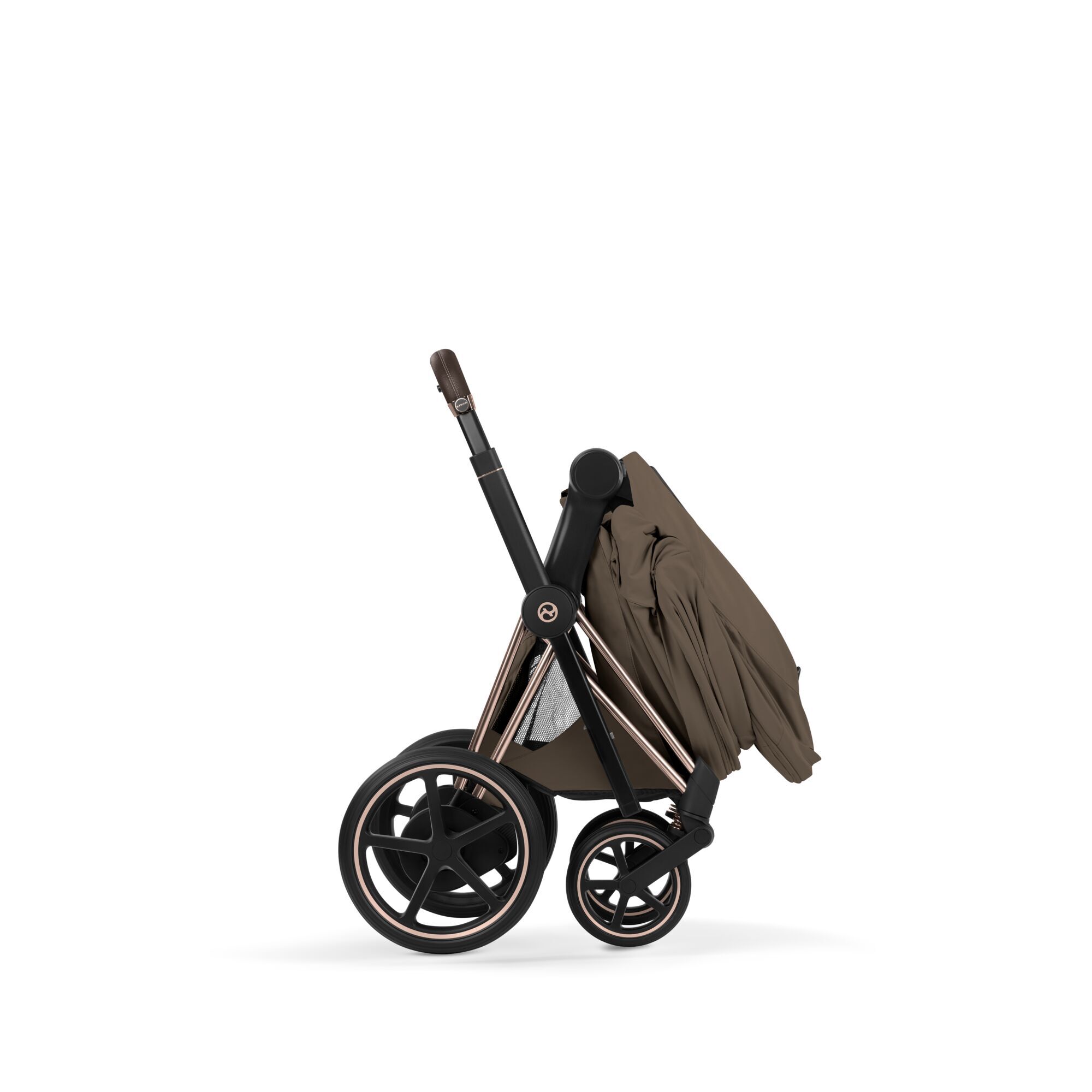 CYBEX Priam Fold Lux Carry Cot - Style Collection - Coconut Brown in Coconut Brown large-cybex-gb image number 6