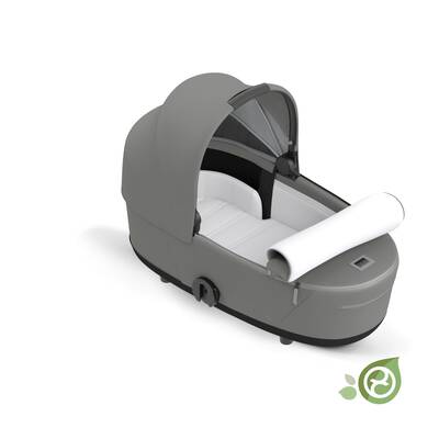 Mios Lux Carry Cot Babywanne – Pearl Grey - Image 2