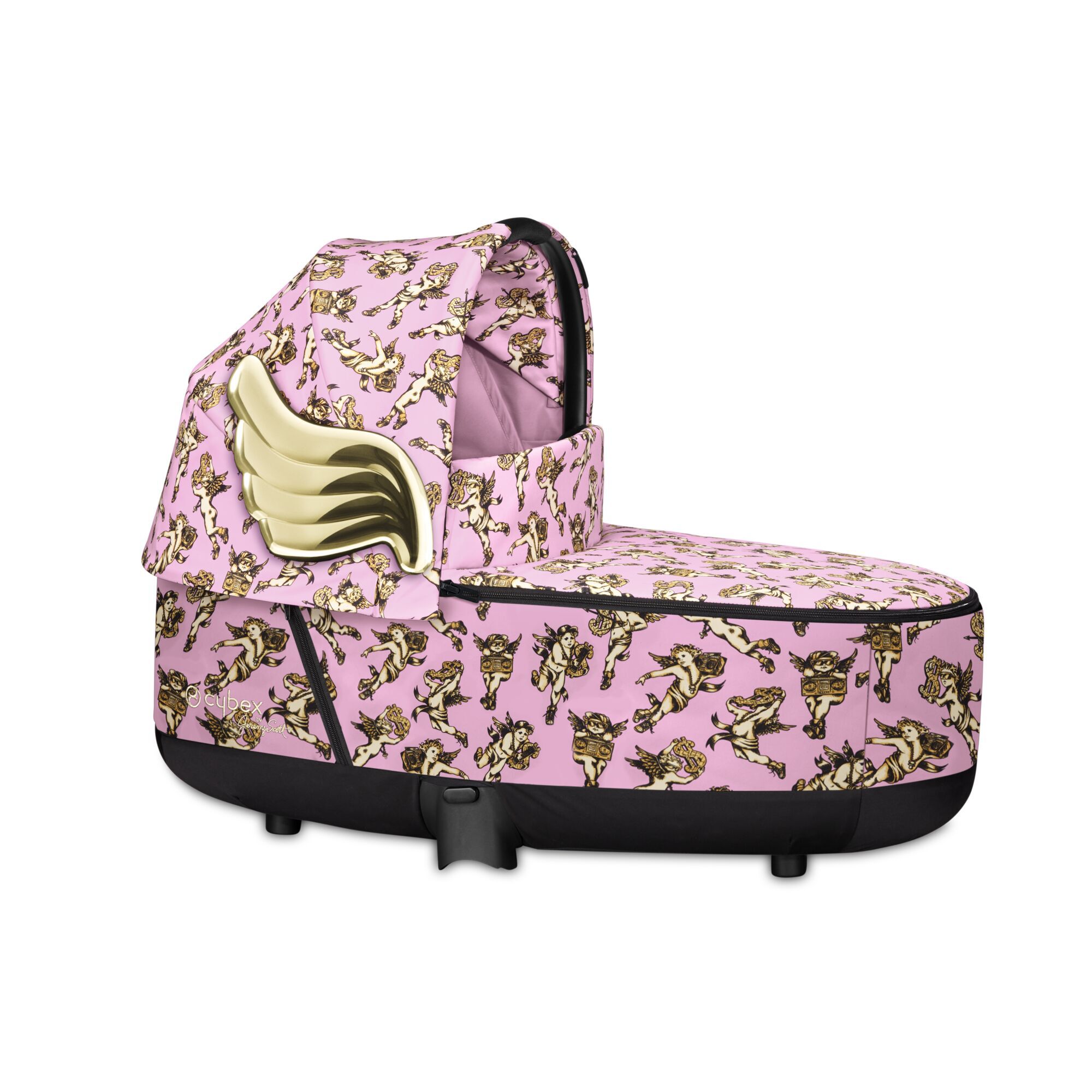CYBEX Priam 3 Lux Carry Cot - Cherubs Pink in Cherubs Pink large-cybex-seu image number 1 Small
