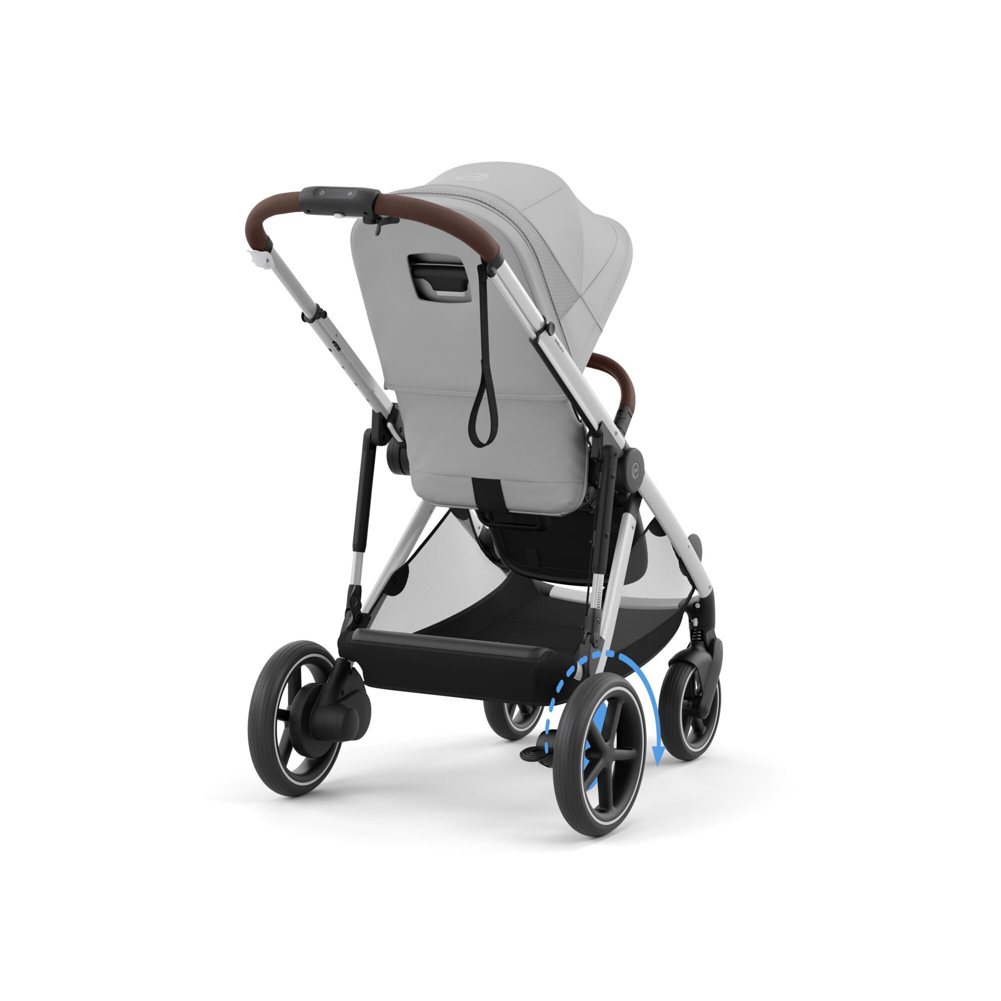 CYBEX e-Gazelle S - Stone Grey (Silver Frame) in Stone Grey (Silver Frame) large-cybex-gb image number 8 Small