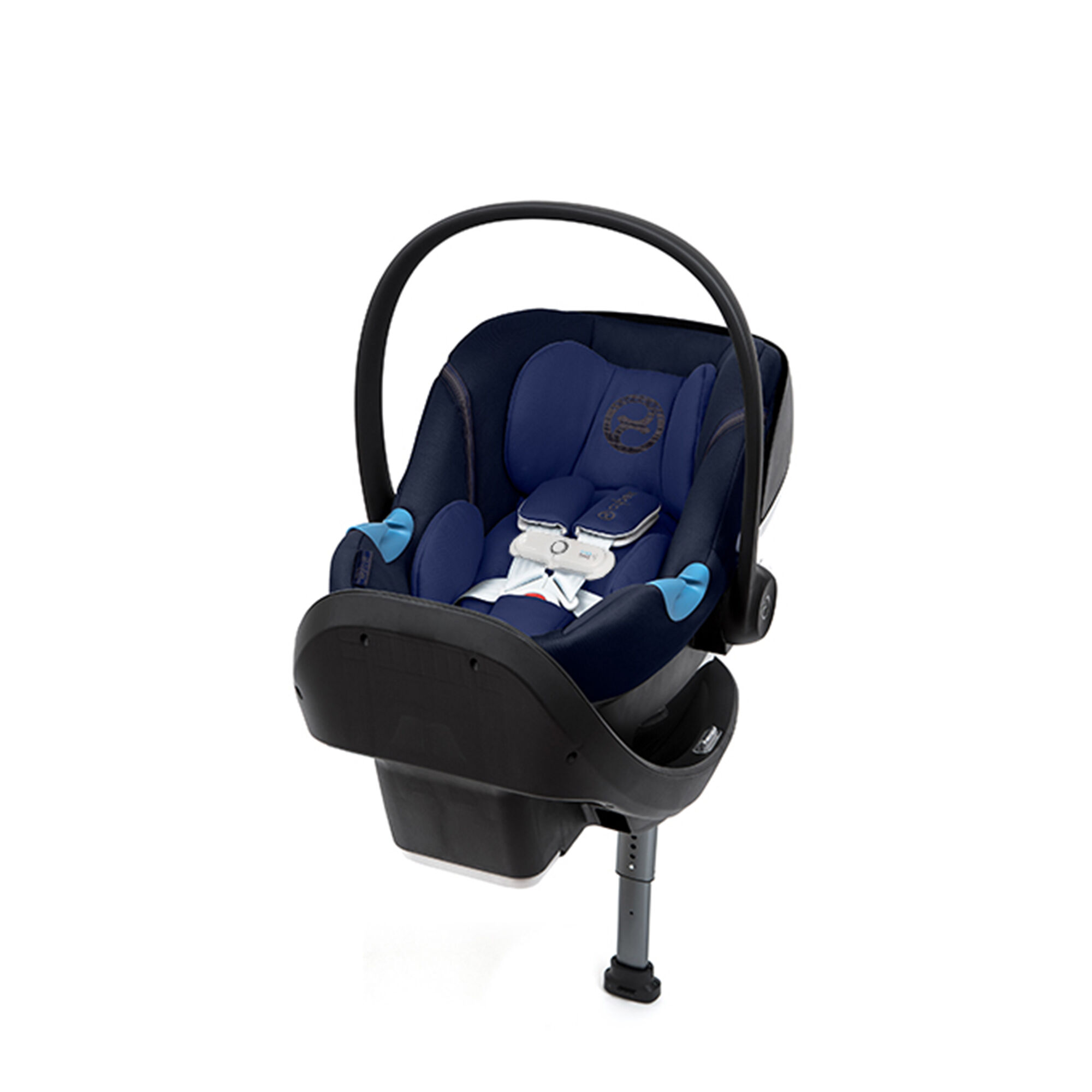 CYBEX Aton M SensorSafe SafeLock Base - Denim Blue in Denim Blue large-cybex-us image number 1 Small
