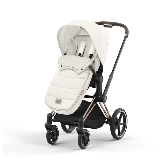 CYBEX Platinum Footmuff - Off White in Off White large image number 5