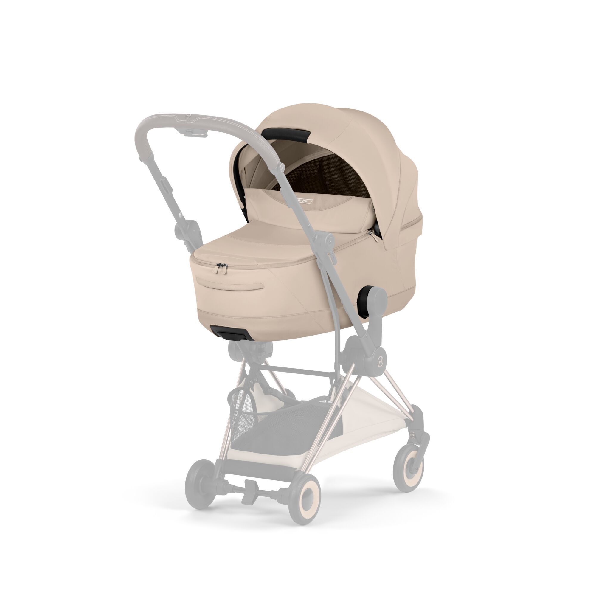 CYBEX Mios/Coya Fold Lux Carry Cot - Style Collection - Cozy Beige in Cozy Beige large-cybex-row image number 6