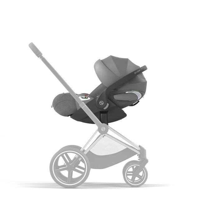 CYBEX Cloud Z i-Size Plus Infant Car Seat, Soho Grey-Mid Grey - Worldshop