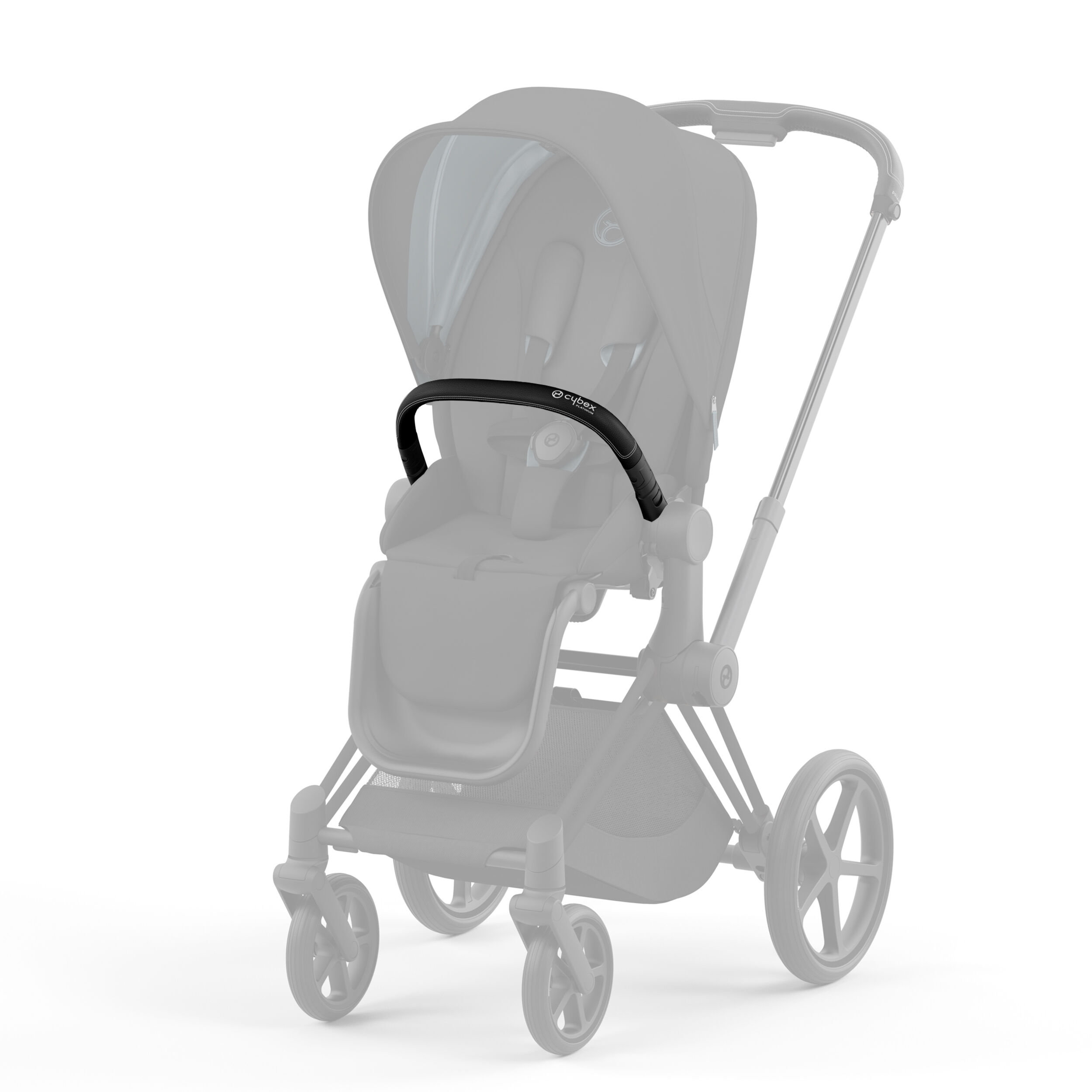 CYBEX Priam Bumper Bar - Black in Black (Matte Black Frame) large-cybex-us image number 2 Small