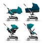 CYBEX Eezy S Twist 2 - River Blue (telaio Silver) in River Blue (Silver Frame) large numero immagine 6 Small