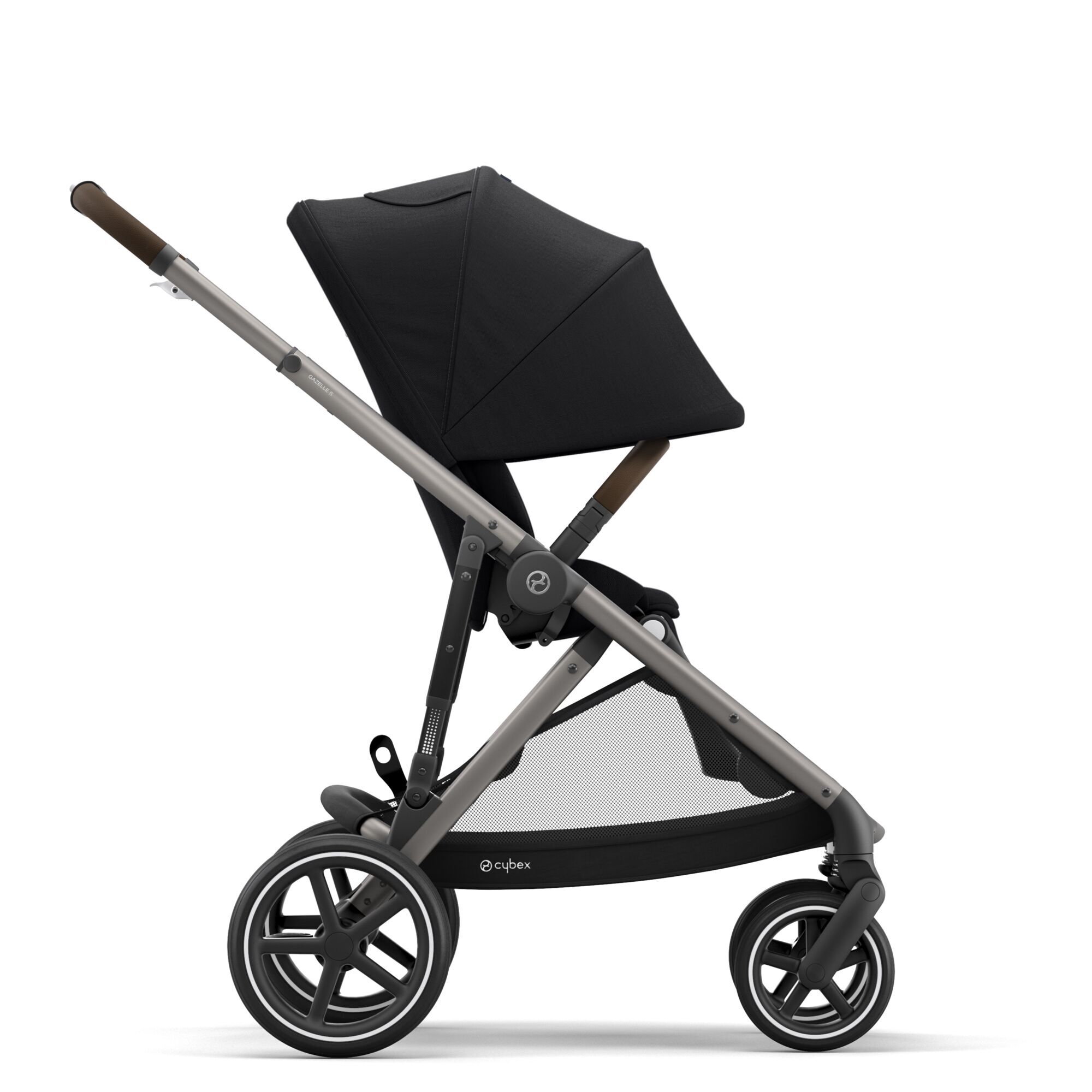 CYBEX Gazelle S - Deep Black (Taupe Frame) in Deep Black (Taupe Frame) large-cybex-neu image number 6 Small