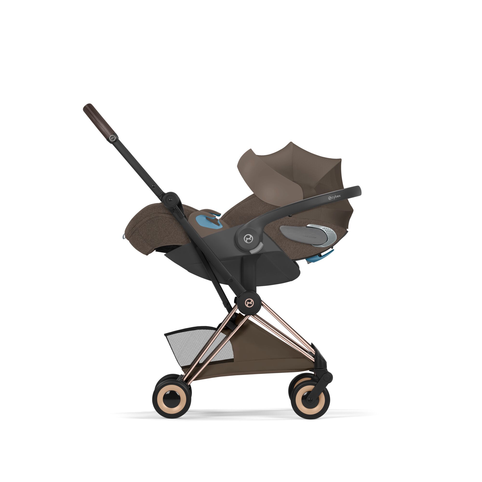 CYBEX Coya - Style Collection - Coconut Brown (Rosegold Frame) in Coconut Brown (Rosegold Frame) large-cybex-us image number 8