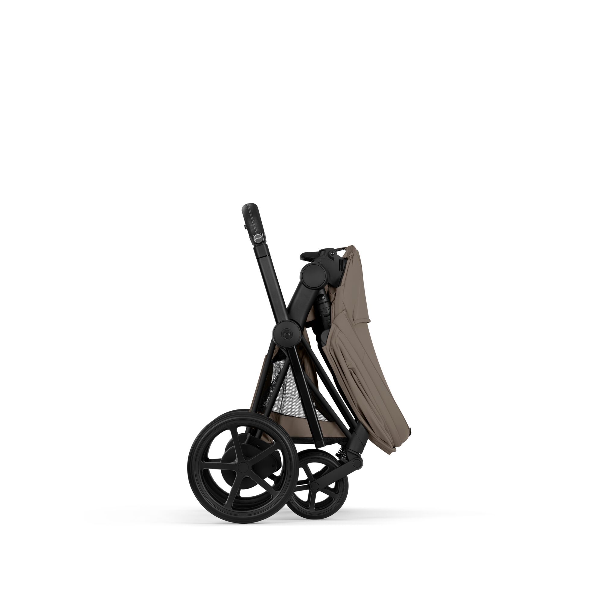 CYBEX e-Priam - Coconut Brown (Matt Black Frame) in Coconut Brown (Matt Black Frame) large-cybex-gb image number 10