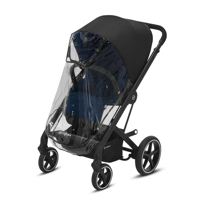 Image shows the combination of several products, sold separately. image number 2 CYBEX Balios S Lux Rain Cover - Transparent in Transparent large-cybex-us image number 2