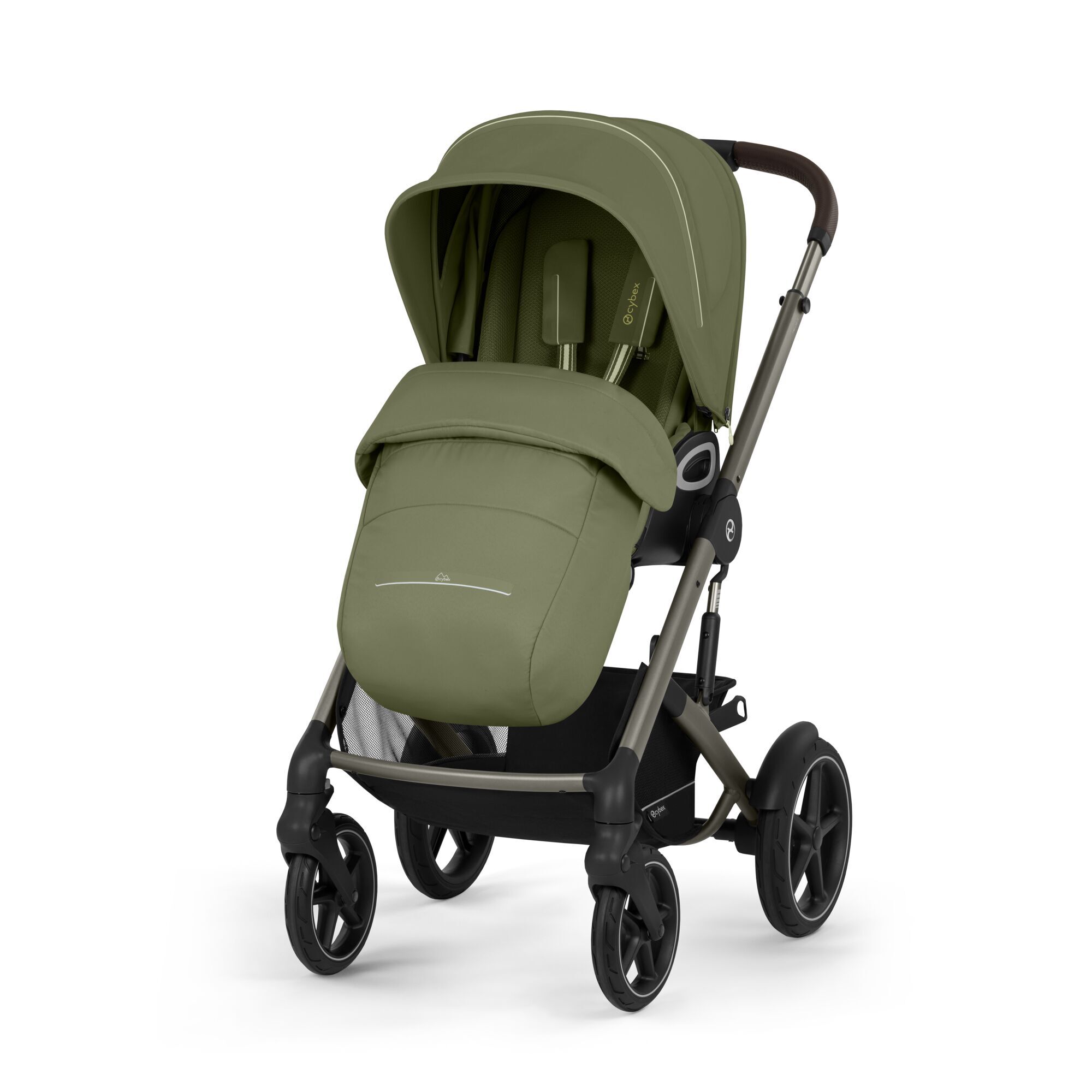 CYBEX Talos S Lux &ndash; Moss Green (r&aacute;m v barvě Taupe) in Moss Green (Taupe Frame) large-cybex-neu