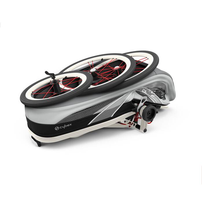 Image shows the combination of several products, sold separately. image number 6 CYBEX Zeno Seat Pack - Medal Grey in Medal Grey large-cybex-ca image number 6