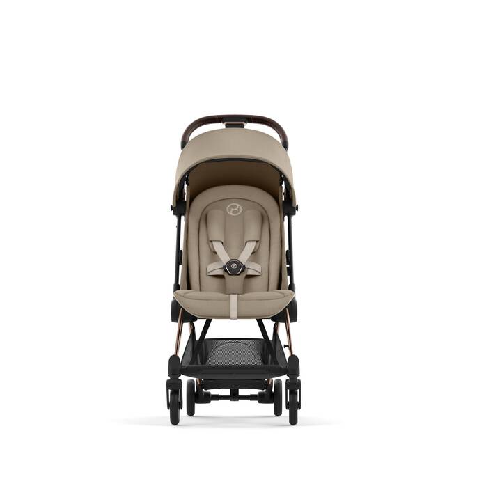 CYBEX Coya - Cozy Beige (Rosegold Frame) in Cozy Beige (Rosegold Frame) image number 2 CYBEX Coya - Cozy Beige (Rosegold Frame) in Cozy Beige (Rosegold Frame) large-cybex-row image number 2