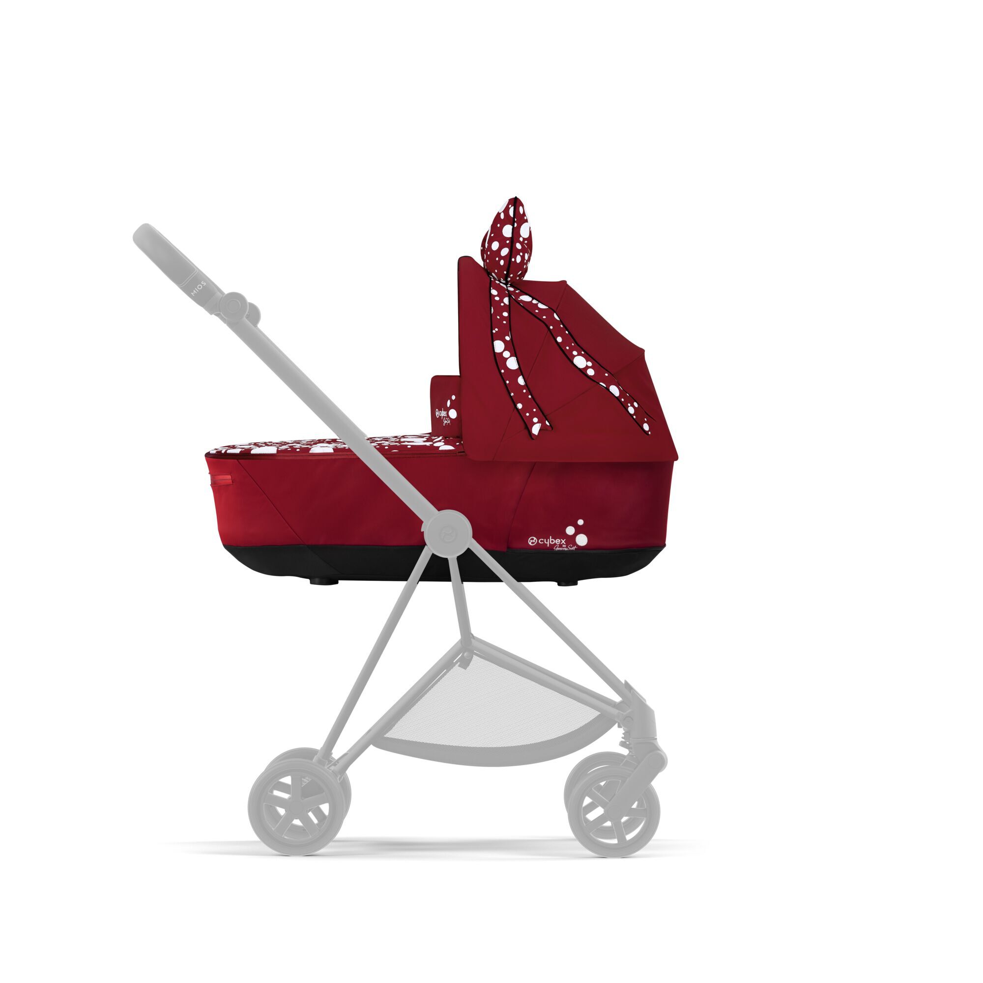 CYBEX Mios Lux Carry Cot - Petticoat Red in Petticoat Red large-cybex-us image number 3 Small