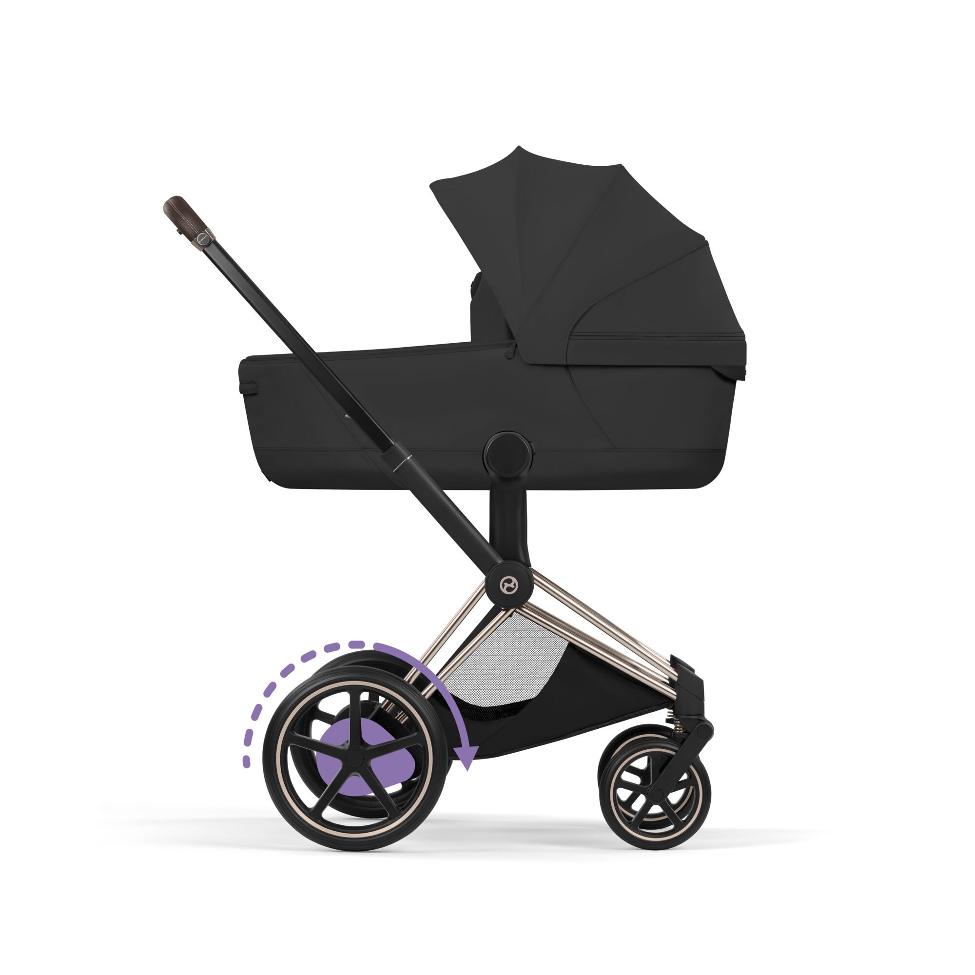 CYBEX e-Priam Frame - Collection Style - Champagne Gold in Champagne Gold large-cybex-neu bildnummer 3