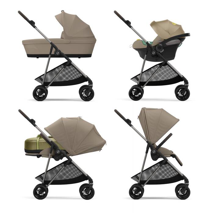 Image shows the combination of several products, sold separately. image number 8 CYBEX Melio - Seashell Beige in Seashell Beige large-cybex-gb image number 8