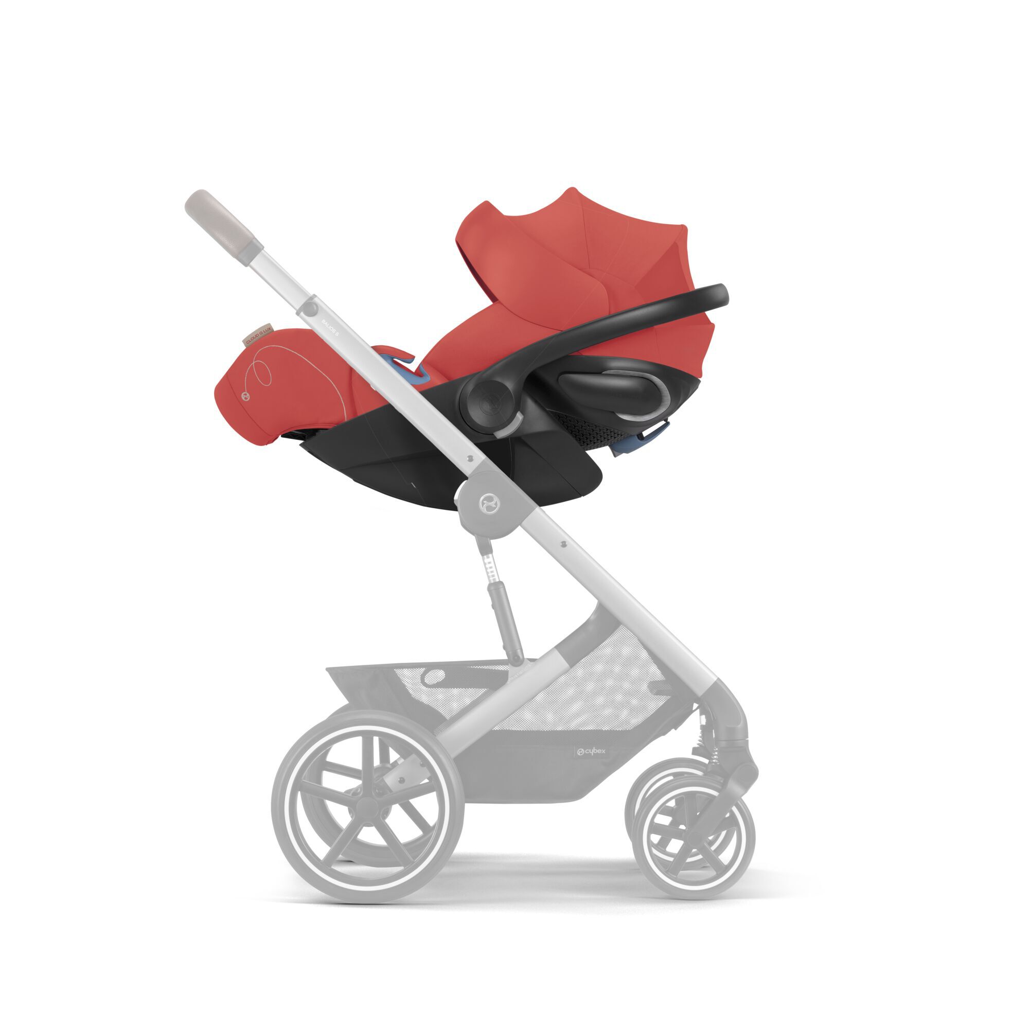 CYBEX Cloud G Lux with SensorSafe - Hibiscus Red in Hibiscus Red large-cybex-us image number 6 Small